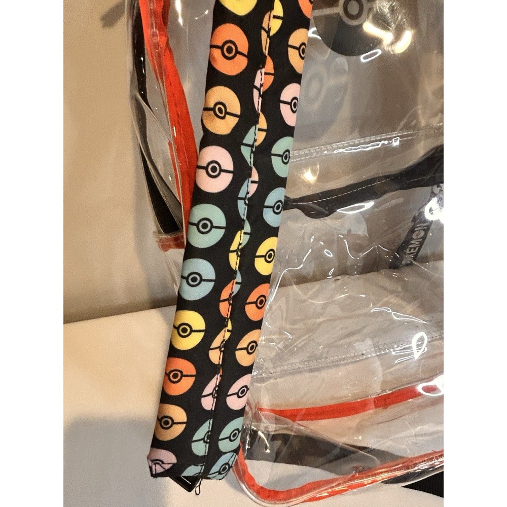 Pokémon Backpack Clear Plastic - Picture 9 of 12